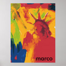 Peinture acrylique signée par original maximum de  posters