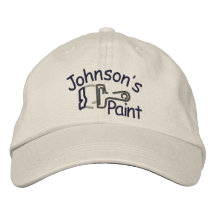 Peinture brodée casquettes brodées