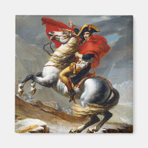 Peinture de Napoleon Bonaparte par Jacques-Louis D Magnets Pour Réfrigérateur