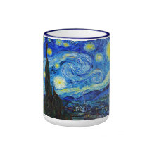 Peinture fraîche de Vincent van Gogh de nuit étoil Tasse