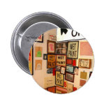 Peinture humide badges avec agrafe