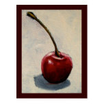 PEINTURE SOLITAIRE DE CERISE CARTE POSTALE