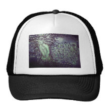 Peinture surréaliste de Dieu grec bleu de Poseidon Casquette