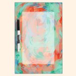 Peinture tropicale abstraite tableaux éffaçables à sec