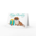 Pekingese Birthday Card