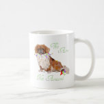 Pekingese ne s'amuse pas tasse à café