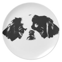 Pekingese Plate
