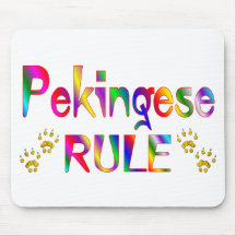 Pekingese Rule Mousepad