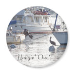 Pelican/Bouy Hangin' Out Magnet