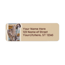 Pelican Custom Return Address Label