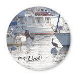 Pelican on Bouy Magnet