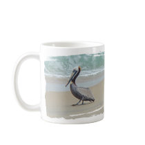 Pelican on Outer Banks OBX NC Coffee Mugs