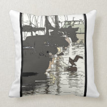 Pelicans Art Pillow