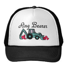 Pelle rétro de porteur d'alliances casquettes de camionneur