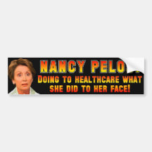 Pelosi: Anti ObamaCare Bumper Stickers