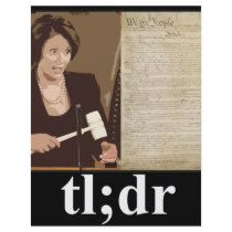 Pelosi-Constitution: tl;dr Full Color Flyer
