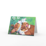 Pembroke Welsh Corgi Greeting Card