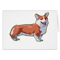 Pembroke Welsh Corgi Card