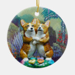 Pembroke Welsh Corgi Circle Ornament