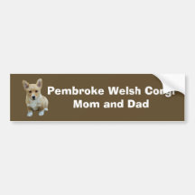 Pembroke Welsh Corgi Cute Bumper Sticker