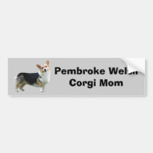 Pembroke Welsh Corgi Happy Bumper Sticker