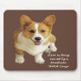 Pembroke Welsh Corgi Happy Mousepad