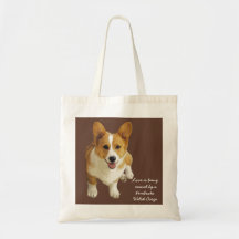 Pembroke Welsh Corgi Happy Tote Bag