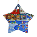 Pembroke Welsh Corgi Star Ornament