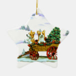 Pembroke Welsh Corgi Star Ornament