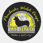 Pembroke Welsh Corgi Taxi Service Sticker