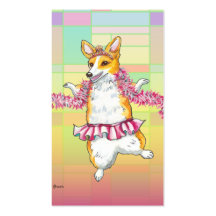 Pembroke Welsh Corgi Tutu Business Cards