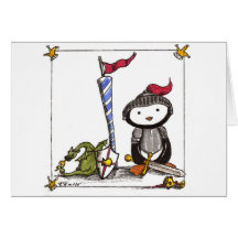 Pen Knight Greeting Cards