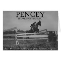 Pencey Hunter Jumper Greeting Cards