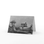 Pencil Cowboy Greeting Card