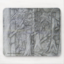 Pencil Drawing Nature Mousepad