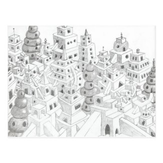 Pencil Drawn City