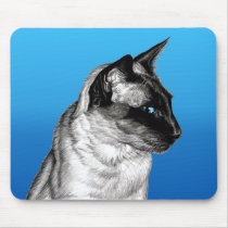 Pencil Siamese Mouse Mats