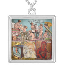 Pendentif cathartique de collage d'annonce de pilu