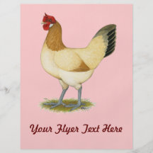Penedesenca:  Wheaten Hen Full Color Flyer