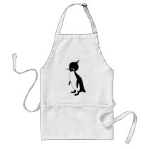Penguin Afro Aprons