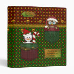 Penguin and Owl Country Christmas - Customize Binder