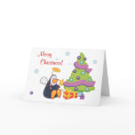 Penguin Angel Christmas Cards