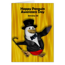 Penguin Awareness Day Card ~ January 20