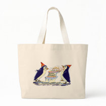 PeNgUiN BiRtHdAy Canvas Bags