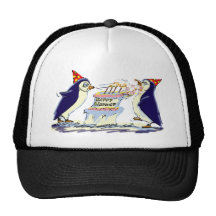 PeNgUiN BiRtHdAy Mesh Hats
