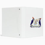 penguin birthday vinyl binder