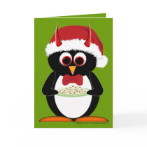 Penguin Christmas Card