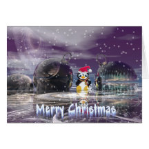 Penguin Christmas Card