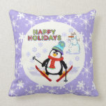 Penguin Christmas Pillow