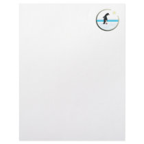 penguin circle design letterhead